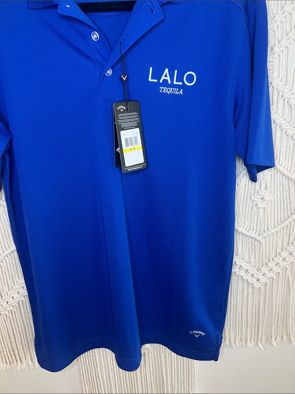 Callaway LALO Tequila Men's Blue Polo - Picture 4 of 8